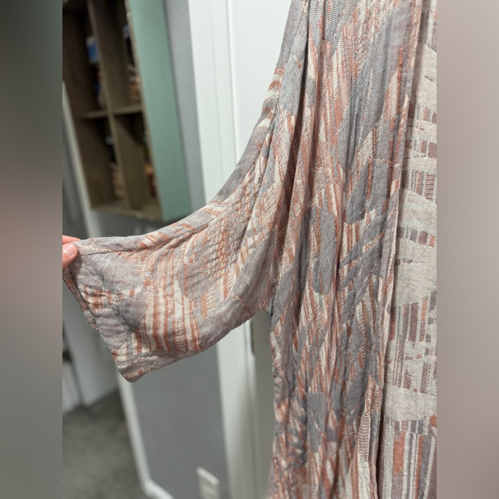 Soft Surroundings Bohemian Fringe Kimono - Picture 5 of 10